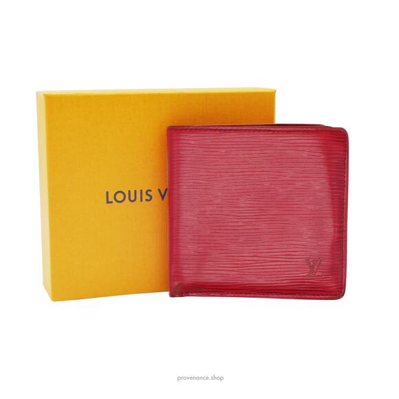 🔴 Louis Vuitton Marco Wallet - Red Epi Leather - Picture 1 of 11